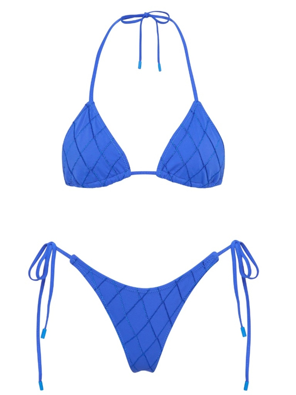 Triangl Brand:  VINCA - BANC BLUE TRIANGLE BIKINI SET